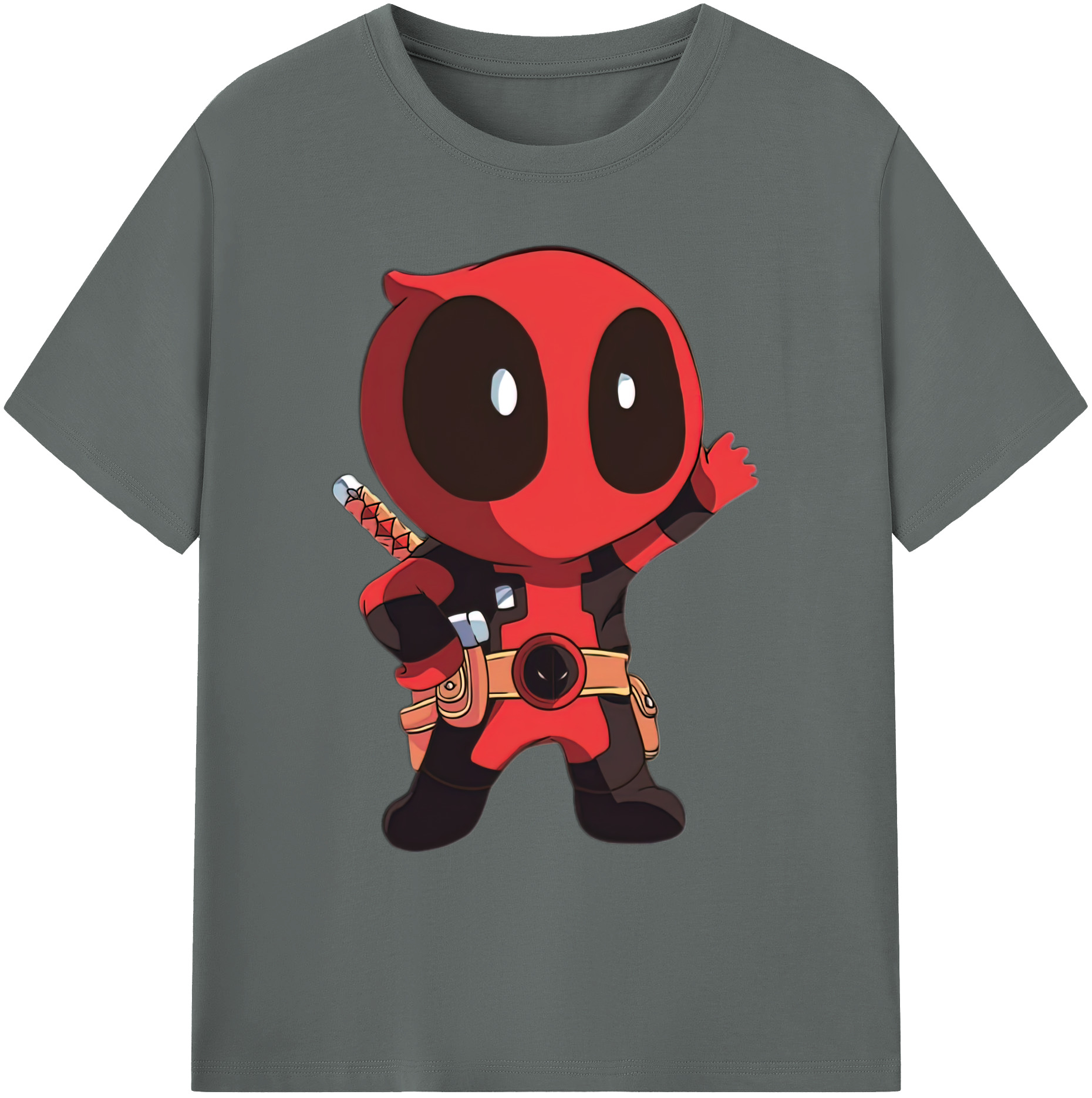 （画像用） Deadpool デッドプール 綿100％ メンズ半袖Tシャツ｜肌触りやわらか＆通気性